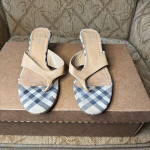Authentic Burberry‎ Sandals Made In Spain EU 37 Pre-owned